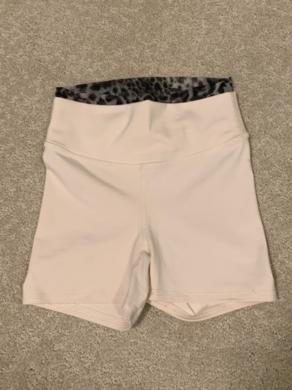 Five DanceWear Five The Label Bike Shorts with Leopard-Trim Waistband